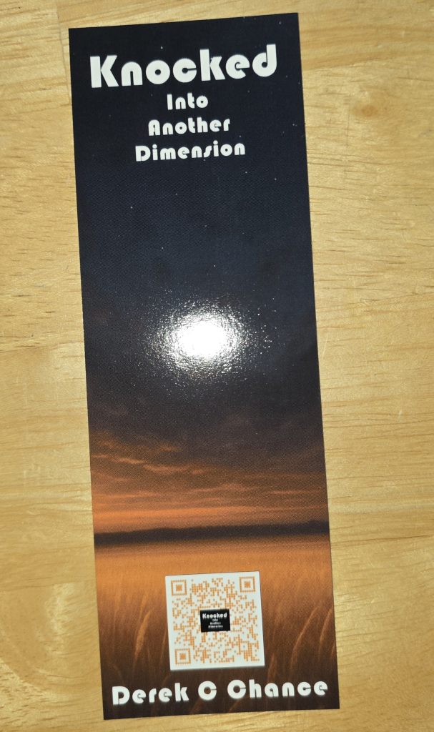 Knocked - Into Another Dimension - bookmark front side